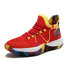 Load image into Gallery viewer, Men Breathable Basketball Shoes Shockproof High Top Sneakers Cushioning Sport Shoes Outdoor Training Ankle Boots Lightning Professional Anti Slip Sports Shoes For Running Walking Sport