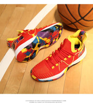 Load image into Gallery viewer, Men Breathable Basketball Shoes Shockproof High Top Sneakers Cushioning Sport Shoes Outdoor Training Ankle Boots Lightning Professional Anti Slip Sports Shoes For Running Walking Sport