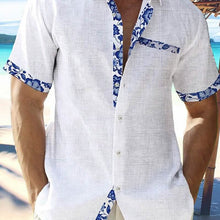 Load image into Gallery viewer, Men Casual Shirt Button Down Short Sleeve