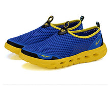 Load image into Gallery viewer, Men Casual Shoes Sneakers Light Breathable Summer Walking Beach Mesh Shoes Comfortable Mesh Work Shoes Athletic Slip On Walking Shoes For Men
