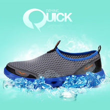 Load image into Gallery viewer, Men Casual Shoes Sneakers Light Breathable Summer Walking Beach Mesh Shoes Comfortable Mesh Work Shoes Athletic Slip On Walking Shoes For Men