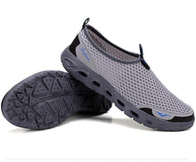 Load image into Gallery viewer, Men Casual Shoes Sneakers Light Breathable Summer Walking Beach Mesh Shoes Comfortable Mesh Work Shoes Athletic Slip On Walking Shoes For Men