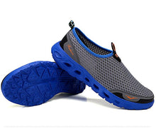 Load image into Gallery viewer, Men Casual Shoes Sneakers Light Breathable Summer Walking Beach Mesh Shoes Comfortable Mesh Work Shoes Athletic Slip On Walking Shoes For Men