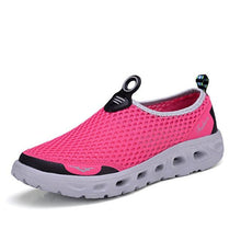 Load image into Gallery viewer, Men Casual Shoes Sneakers Light Breathable Summer Walking Beach Mesh Shoes Comfortable Mesh Work Shoes Athletic Slip On Walking Shoes For Men