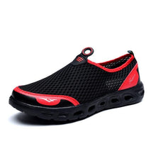 Load image into Gallery viewer, Men Casual Shoes Sneakers Light Breathable Summer Walking Beach Mesh Shoes Comfortable Mesh Work Shoes Athletic Slip On Walking Shoes For Men