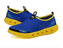 Load image into Gallery viewer, Men Casual Shoes Sneakers Light Breathable Summer Walking Beach Mesh Shoes Comfortable Mesh Work Shoes Athletic Slip On Walking Shoes For Men
