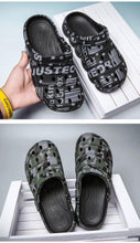 Load image into Gallery viewer, Men Causal Summer Sandals Garden Clogs Soft Memory Hospital Shoes Men Slip On Beach Water Sandals Anti-Skid Water Shoes Summer Garden Camouflage Men Walking Clogs