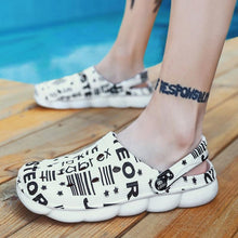 Load image into Gallery viewer, Men Causal Summer Sandals Garden Clogs Soft Memory Hospital Shoes Men Slip On Beach Water Sandals Anti-Skid Water Shoes Summer Garden Camouflage Men Walking Clogs