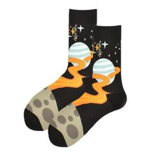 Load image into Gallery viewer, Men Cotton Socks Gradient Color Summer Style Long Wedding Sock Men Knee High Business Socks Man Socks Men's Ladies Novelty Bright Colorful Patterned Cotton Socks