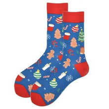 Load image into Gallery viewer, Men Cotton Socks Gradient Color Summer Style Long Wedding Sock Men Knee High Business Socks Man Socks Men's Ladies Novelty Bright Colorful Patterned Cotton Socks