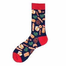 Load image into Gallery viewer, Men Cotton Socks Gradient Color Summer Style Long Wedding Sock Men Knee High Business Socks Man Socks Men's Ladies Novelty Bright Colorful Patterned Cotton Socks