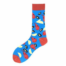 Load image into Gallery viewer, Men Cotton Socks Gradient Color Summer Style Long Wedding Sock Men Knee High Business Socks Man Socks Men's Ladies Novelty Bright Colorful Patterned Cotton Socks