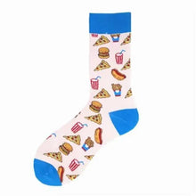 Load image into Gallery viewer, Men Cotton Socks Gradient Color Summer Style Long Wedding Sock Men Knee High Business Socks Man Socks Men's Ladies Novelty Bright Colorful Patterned Cotton Socks