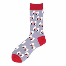Load image into Gallery viewer, Men Cotton Socks Gradient Color Summer Style Long Wedding Sock Men Knee High Business Socks Man Socks Men's Ladies Novelty Bright Colorful Patterned Cotton Socks