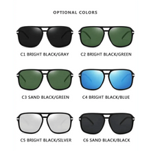 Load image into Gallery viewer, Men Elegant Cool Square Style Fashion Polarized Sunglasses Driving Vintage Design UV400 Sun Glasses