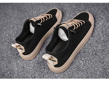 Load image into Gallery viewer, Men Elegant Flat Shoes New Canvas Comfortable Mens Shoes Fashion Sneakers Casual Design Sneakers Comfortable Outdoor Sport Walking Fashion Sneakers