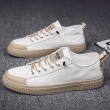 Load image into Gallery viewer, Men Elegant Flat Shoes New Canvas Comfortable Mens Shoes Fashion Sneakers Casual Design Sneakers Comfortable Outdoor Sport Walking Fashion Sneakers