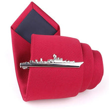 Load image into Gallery viewer, Men Elegant Tie Clips Clasp Men's Tie Clip Tie Bar Wedding Party Pin Jewelry Clip Men's Gift Dolphin Airplane Shaped Tie Bar Wedding Party Jewelry Tie Clip