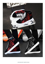 Load image into Gallery viewer, Men Fashion Sneakers Canvas Breathable Cool Street Sneakers Black Blue Red Men's Causal Shoes Comfortable Light Casual High Quality New Fashion Walking Sneakers