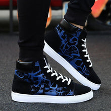 Load image into Gallery viewer, Men Fashion Sneakers Canvas Breathable Cool Street Sneakers Black Blue Red Men's Causal Shoes Comfortable Light Casual High Quality New Fashion Walking Sneakers
