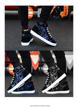 Load image into Gallery viewer, Men Fashion Sneakers Canvas Breathable Cool Street Sneakers Black Blue Red Men's Causal Shoes Comfortable Light Casual High Quality New Fashion Walking Sneakers