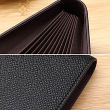 Load image into Gallery viewer, Men Faux Leather 10 Card Slots Coins Bag Wallet