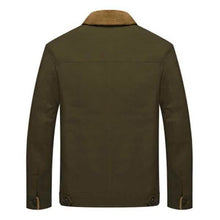 Load image into Gallery viewer, Men Fur Collar Army Tactical Jacket