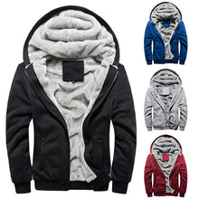 Load image into Gallery viewer, Men Hoodies Autumn Fashion Sweatshirt Men's Hoodie Jacket Hooded Jackets Winter Warm Coats Men's Heavyweight Winter Long Sleeves Sport Soft Sweatshirts