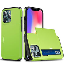 Load image into Gallery viewer, Men Luxury Wallet Card Holder Slot Phone Case For iPhone 13 Pro 12 Pro Max Business Phone Card Holder Bumper Cover Storage Case Compatible With iPhone