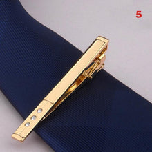 Load image into Gallery viewer, Men Metal Alloy Tie Clip Clamp Necktie Bar Clasp Tie Bar Clip Men's Tie Bar Necktie Bar Men's Tie Accessories Men’s Tie Clips Classic Gift Wedding Bridegroom Business Fashion Formal Gifts