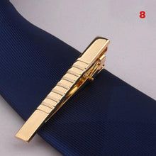 Load image into Gallery viewer, Men Metal Alloy Tie Clip Clamp Necktie Bar Clasp Tie Bar Clip Men's Tie Bar Necktie Bar Men's Tie Accessories Men’s Tie Clips Classic Gift Wedding Bridegroom Business Fashion Formal Gifts