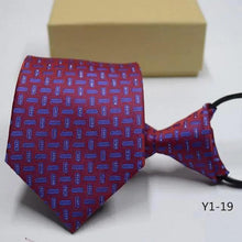 Load image into Gallery viewer, Men Modern Design Adjustable Band Patterned Necktie For Men Casual Dress Party Wedding Suit Bridegroom Necktie
