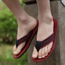 Load image into Gallery viewer, Men Modern Lightweight Slippers Non-Slip Flip Flops Stylish Design Durable Slippers Comfortable Indoor Sandals Classic Outdoor Slides Waterproof Flip Flops For Men