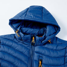 Load image into Gallery viewer, Men's Autumn Winter Classic Hooded Jacket Warm Coat Hooded Winter Coat Warm Adjustable Hood Jacket Cotton Removable Hood Jackets Men Simple Casual Vintage Detachable Hat Outfits Warm Men Lightweight Soft Jackets
