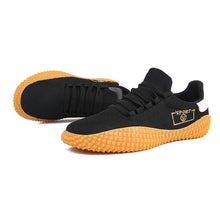 Load image into Gallery viewer, Men's Black Sneakers Mesh Breathable Shoes Male Fashion Black Athletic Footwear Flat Casual Walking Shoes Breathable Casual Shoes Couple Fashion Lace Up Mens Sneakers