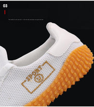 Load image into Gallery viewer, Men's Black Sneakers Mesh Breathable Shoes Male Fashion Black Athletic Footwear Flat Casual Walking Shoes Breathable Casual Shoes Couple Fashion Lace Up Mens Sneakers