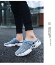 Load image into Gallery viewer, Men's Casual Shoes Rubber Flip Flops Slippers Home Beach Sandals Man Shoes Tennis Fitness Fashion Summer Clogs Sandals Shoes Breathable Beach Walking Slippers Shoes