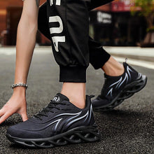 Load image into Gallery viewer, Men's Casual Sneakers Flame Print Running Mesh Shoes Outdoor Lightweight Twist Bottom Breathable Tennis Sport Shoes For Workout Walking Outdoor Sport Gym Fashion Sneakers