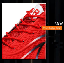 Load image into Gallery viewer, Men's Flame Printed Sneakers Flying Weave Sports Comfortable Running Outdoor Men Athletic Shoes Breathable Casual Sports High Quality Sport Design Sneaker