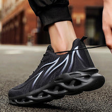 Load image into Gallery viewer, Men's Flame Printed Sneakers Flying Weave Sports Comfortable Running Outdoor Men Athletic Shoes Breathable Casual Sports High Quality Sport Design Sneaker