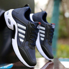 Load image into Gallery viewer, Men's Leather Autumn Shoes Casual Sneakers Tennis Fashion White Trainers Sneakers Casual Leather Fashion Sneakers Breathable Sports Running Sneakers