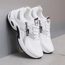 Load image into Gallery viewer, Men's Leather Autumn Shoes Casual Sneakers Tennis Fashion White Trainers Sneakers Casual Leather Fashion Sneakers Breathable Sports Running Sneakers