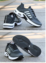 Load image into Gallery viewer, Men's Leather Autumn Shoes Casual Sneakers Tennis Fashion White Trainers Sneakers Casual Leather Fashion Sneakers Breathable Sports Running Sneakers