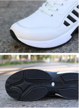 Load image into Gallery viewer, Men's Leather Autumn Shoes Casual Sneakers Tennis Fashion White Trainers Sneakers Casual Leather Fashion Sneakers Breathable Sports Running Sneakers