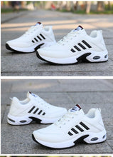 Load image into Gallery viewer, Men's Leather Autumn Shoes Casual Sneakers Tennis Fashion White Trainers Sneakers Casual Leather Fashion Sneakers Breathable Sports Running Sneakers