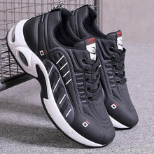 Load image into Gallery viewer, Men's Leather Autumn Shoes Casual Sneakers Tennis Fashion White Trainers Sneakers Casual Leather Fashion Sneakers Breathable Sports Running Sneakers