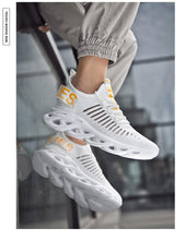 Load image into Gallery viewer, Men's Luxury Sneakers Autumn Mens Casual Shoes Lace-Up Breathable Light Running Tenis Shoes Modern Sneakers Breathable Black Trendy Sneakers