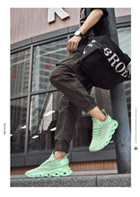 Load image into Gallery viewer, Men's Luxury Sneakers Autumn Mens Casual Shoes Lace-Up Breathable Light Running Tenis Shoes Modern Sneakers Breathable Black Trendy Sneakers