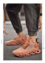 Load image into Gallery viewer, Men's Luxury Sneakers Autumn Mens Casual Shoes Lace-Up Breathable Light Running Tenis Shoes Modern Sneakers Breathable Black Trendy Sneakers