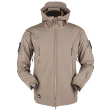 Load image into Gallery viewer, Men's Outdoor Soft Fleece Jacket Men's And Women's Jacket Unique Jackets For Men Windproof Waterproof Breathable Jacket Thermal Hooded Tactical Jacket Outdoor Camouflage Fleece Hooded Coat